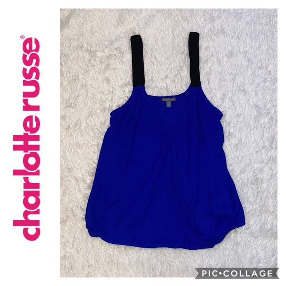 Charlotte Russe Tops - Charlotte Russe Blue Tank💕
